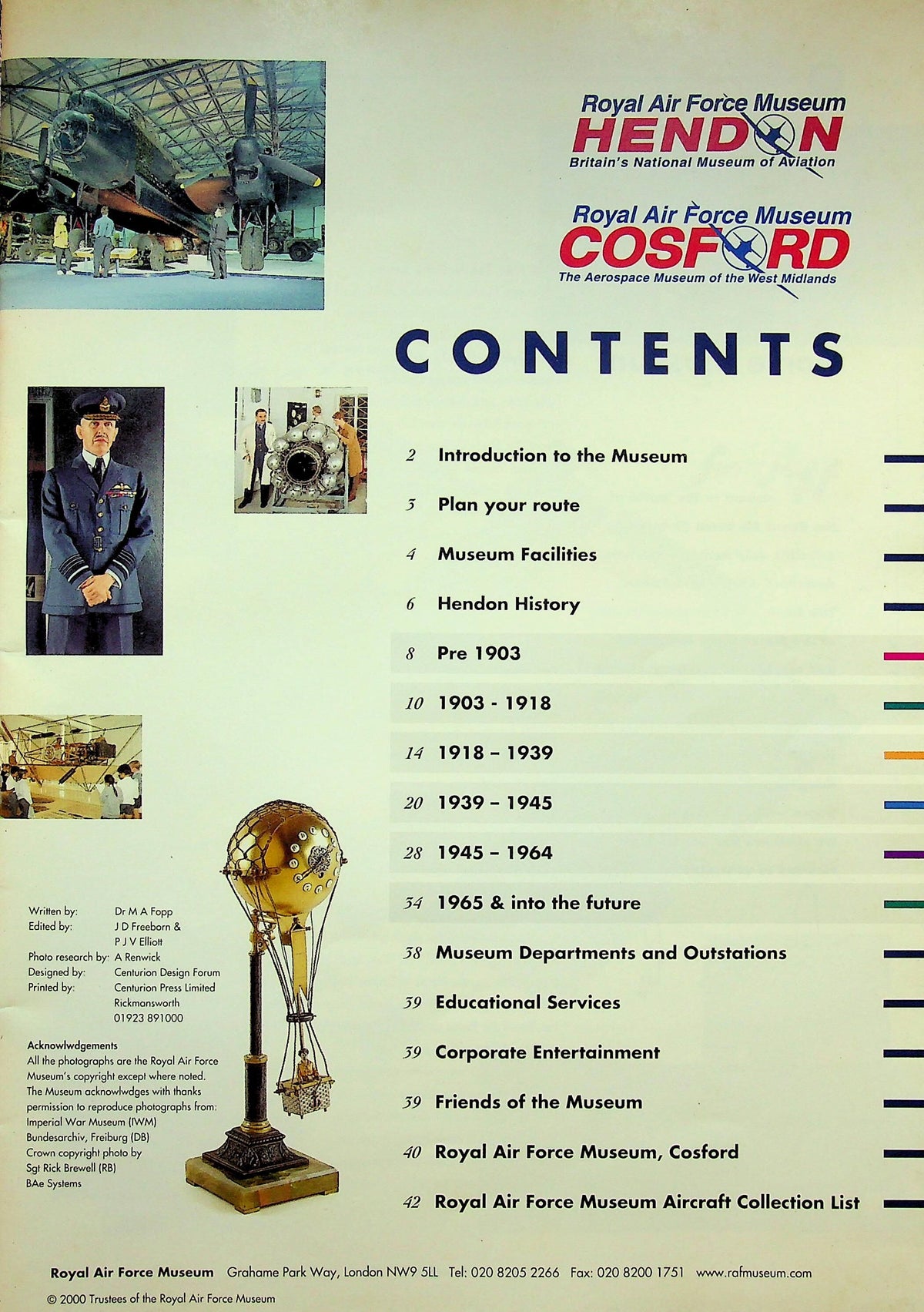 RAF Museum Guide Books: Centenary Limited Edition/ 2000 Hendon & Cosford