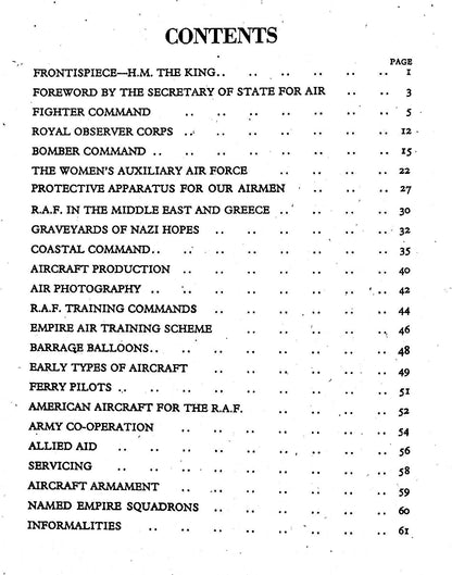 RAF Parade:  1942 1st Edition RAF Public Relations