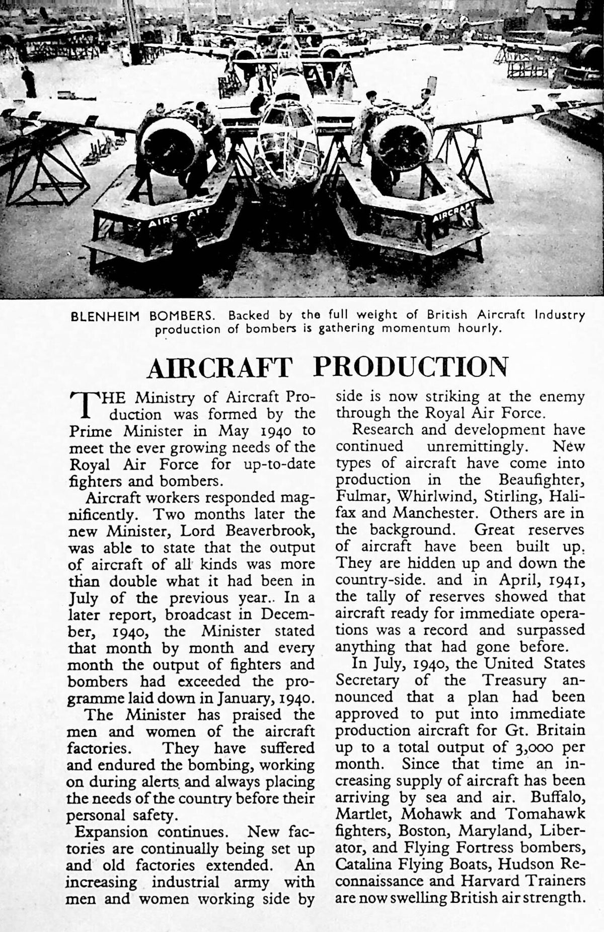 RAF Parade:  1942 1st Edition RAF Public Relations