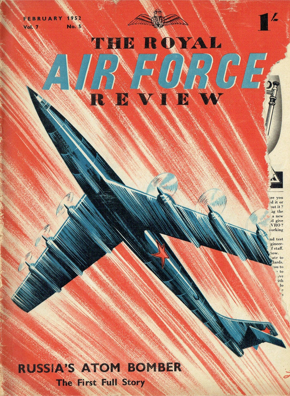RAF REVIEW FEBRUARY 1952: RUSSIAN A BOMBER/ GREENLAND FLIGHT/ RCAF 410 SQN/ 600 SQN