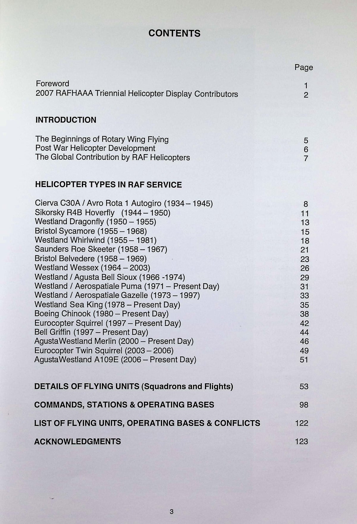 RAF Rotorcraft History: NEW 2007 1st Edition Trade Paperback