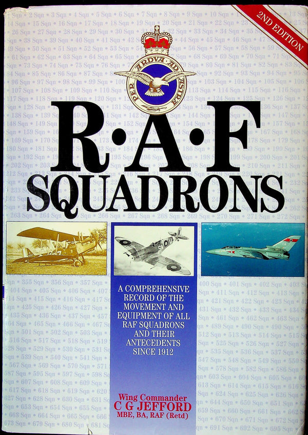 RAF Squadrons by Wing Commander CG Jefford: 2001 2nd Ed Large Format Hardback