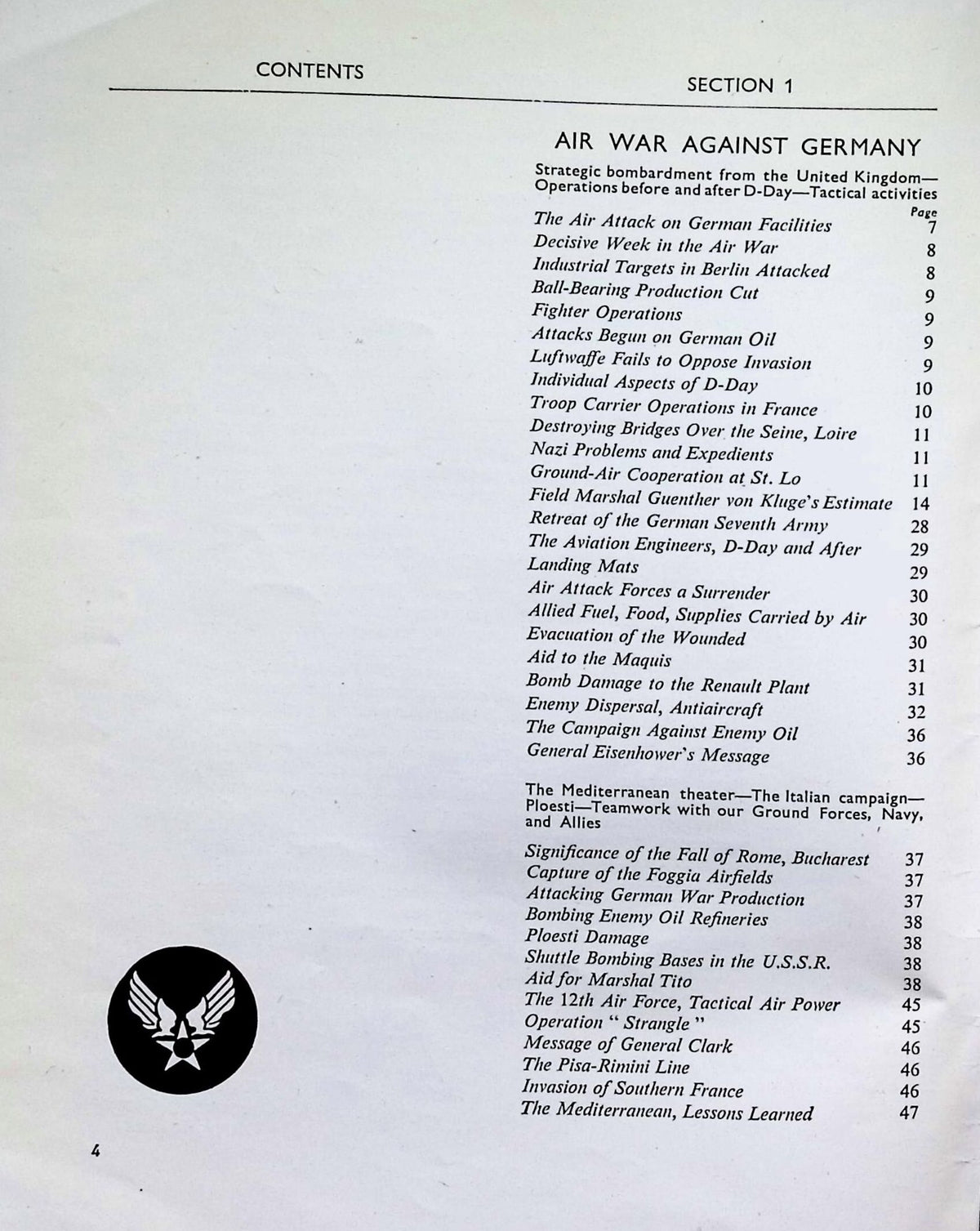 Second Report of The Commanding General of The USAAF to The Secretary of War: 1945 SB