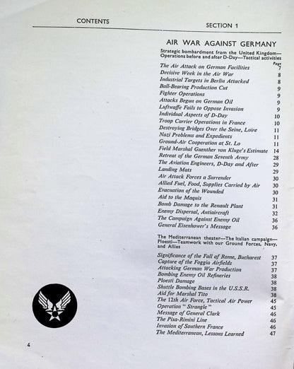 Second Report of The Commanding General of The USAAF to The Secretary of War: 1945 SB