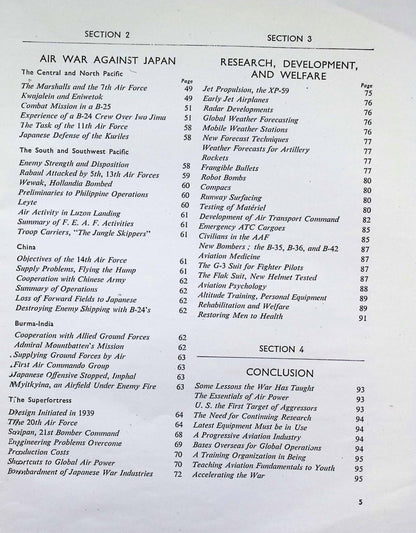 Second Report of The Commanding General of The USAAF to The Secretary of War: 1945 SB