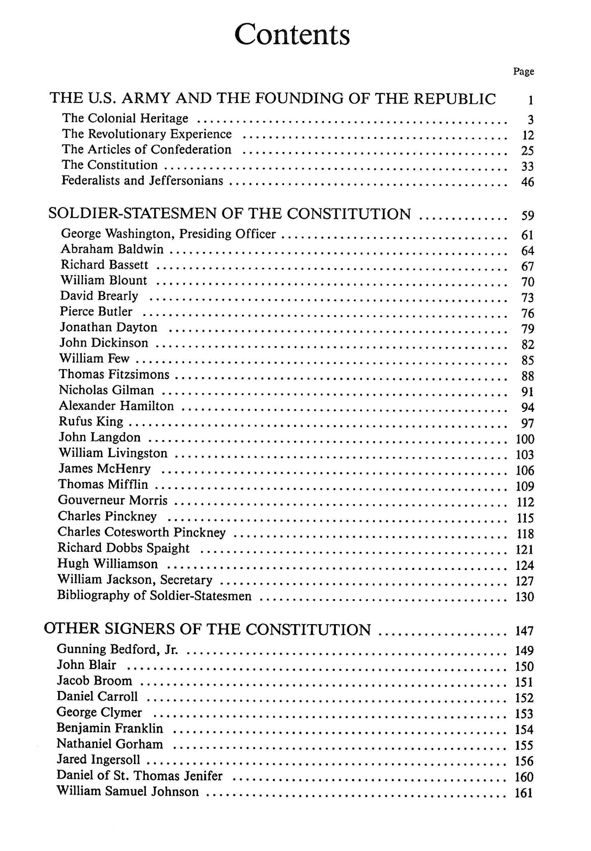 Soldier-Statesmen of the Constitution: NEW 1987 1st Ed/ US Army Center of Military History