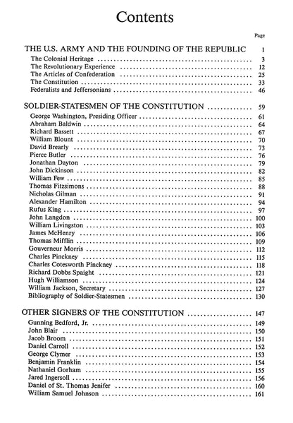 Soldier-Statesmen of the Constitution: NEW 1987 1st Ed/ US Army Center of Military History