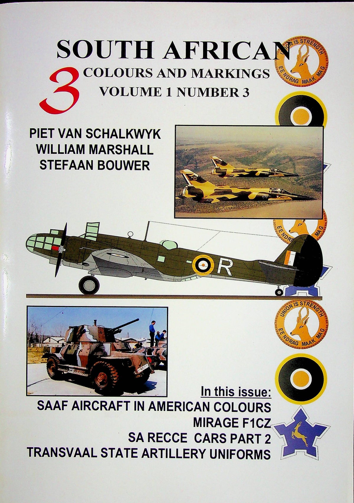 South African 3 Colours and Markings Volume 1 Number 3: 2000 1st edition softback