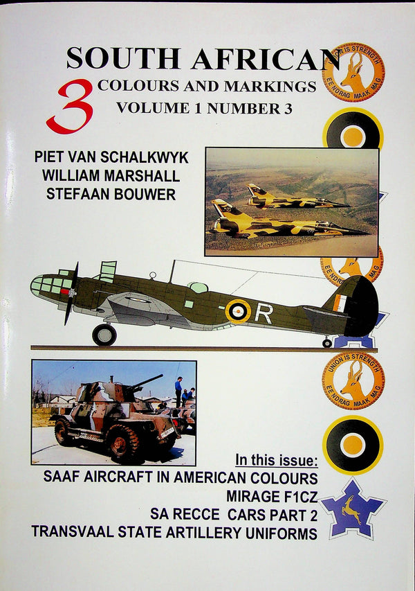South African 3 Colours and Markings Volume 1 Number 3: 2000 1st edition softback