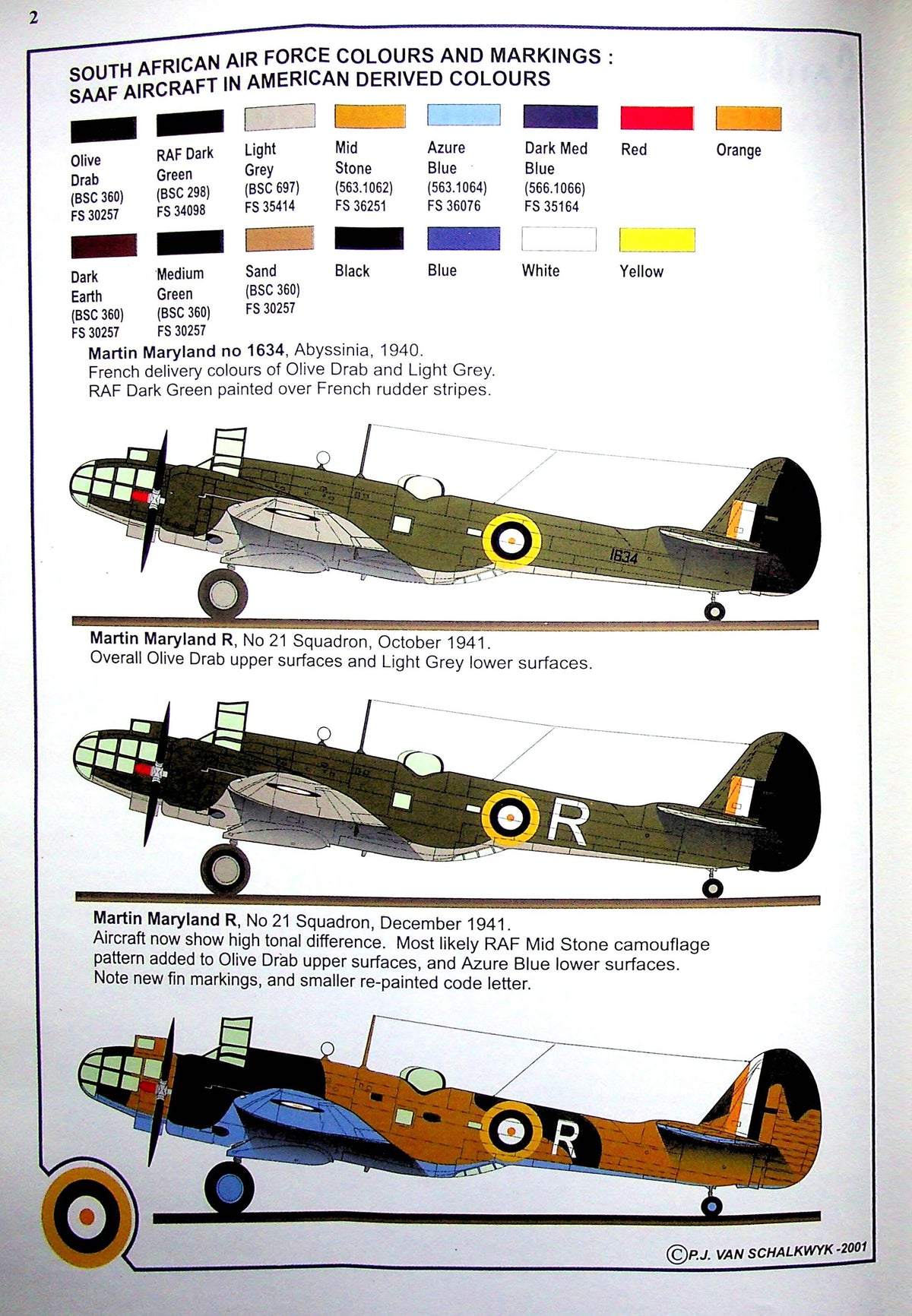 South African 3 Colours and Markings Volume 1 Number 3: 2000 1st edition softback