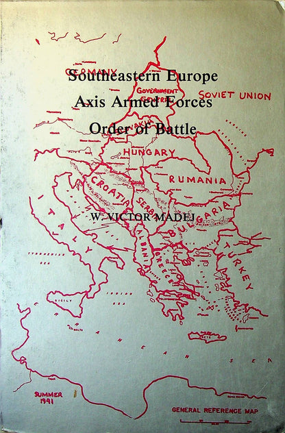 Southeastern Europe Axis Armed Forces of Romania, Hungary & Bulgaria 1982 1st Edition