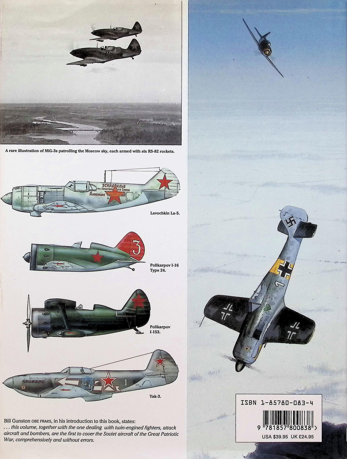 Soviet Combat Aircraft of the Second World War; Volume 1: 1998 1st edition hardback