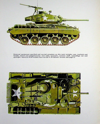 Soviet M.24 Chaffe: Armour in Profile #6/ 1967 1st edition card