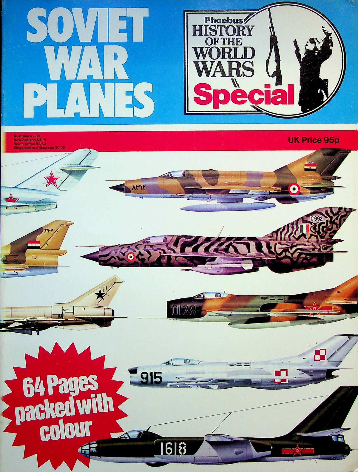 Soviet War Planes: Ray Bonds 1977 1st edition large format paperback