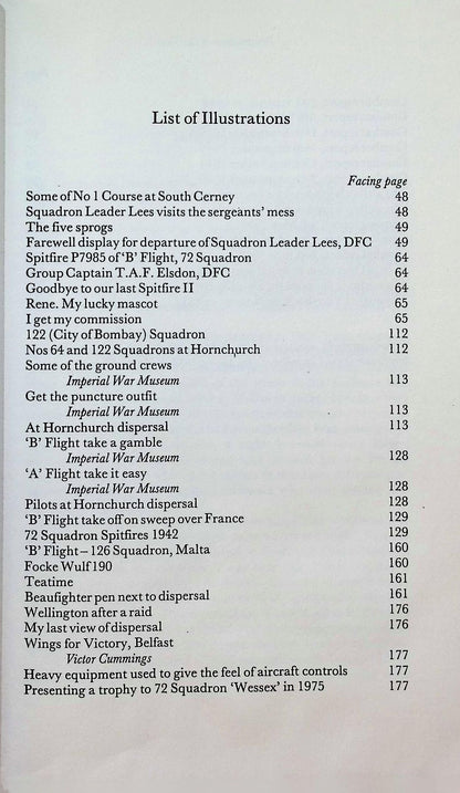 Spitfire Attack: WT Rolls DFC DFM AE 1987 1sste edition hardback