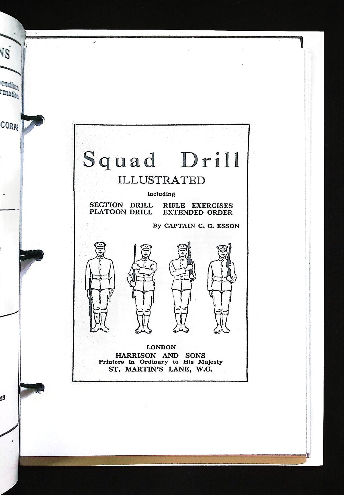 Squad Drill Illustrated by Captain CC Esson: NEW facsimilie