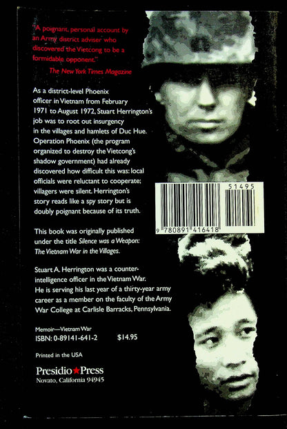Stalking the Vietcong by Stuart Herrington: 1997 Presidio Paperback