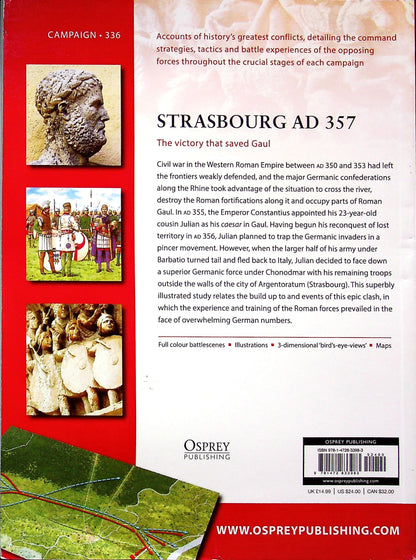 Strasbourg AD 357, victory that saved Gaul by D-Amato & Frediani: Osprey Campaign Series