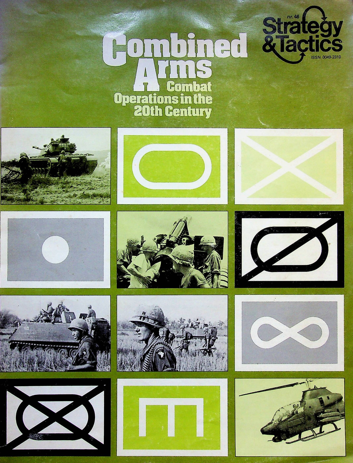 Strategy & Tactics #46, Combined Arms-Combat Operations in the 20th Century: 1974 SIM Pub.