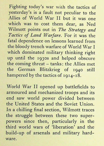 Strategy & Tactics of Land Warfare: 1979 1st edition Hardback