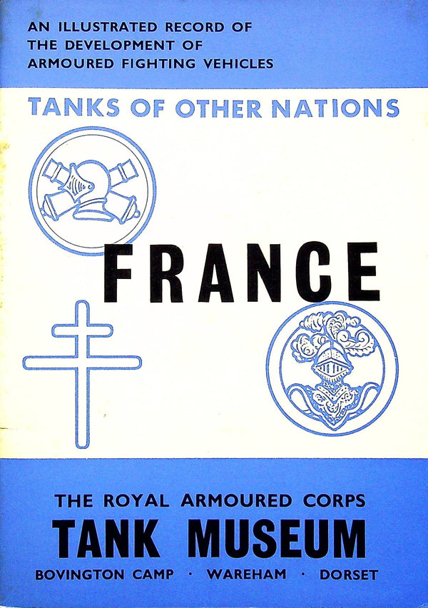 Tanks of Other Nations: France/ Royal Armoured Corps Booklet 1970 1st Edition NEW