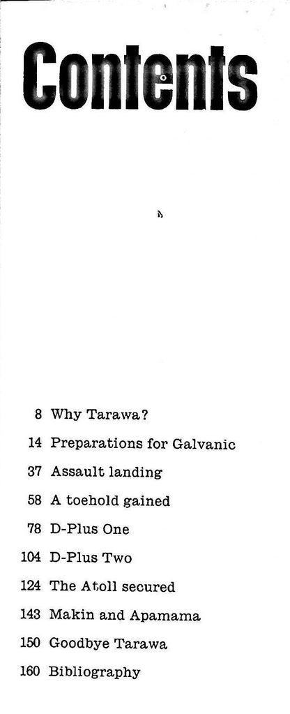 Tarawa, A Legend is Born by HI Shaw: Pan/Ballentine Illustrated History of WWII