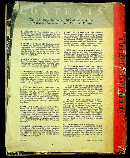 Target Germany: 1944 Official Story of USAAF VIII Bomber Command in Europe