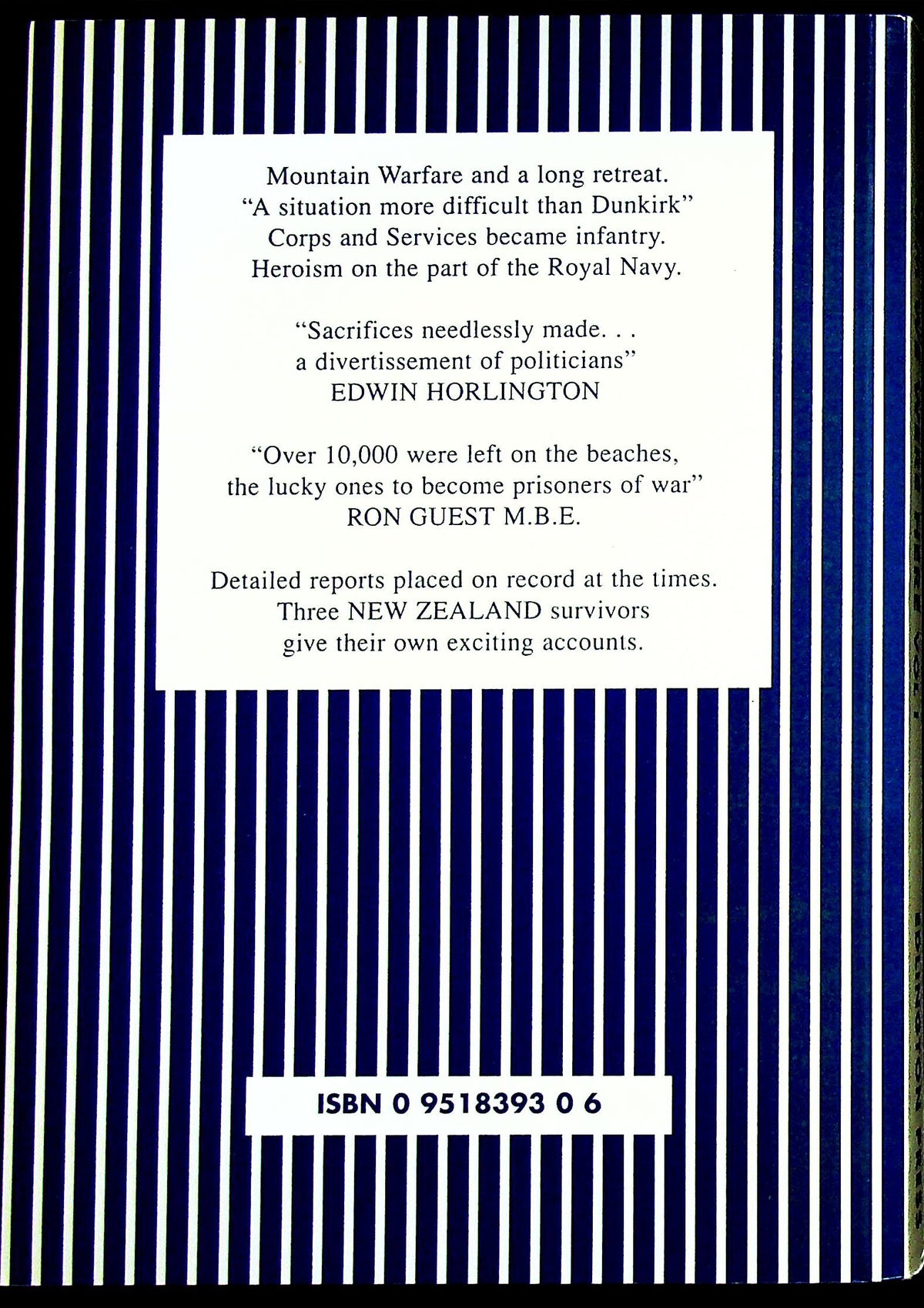 Tell Them We Were Here Vol.I by Edwin Horlington: 1991 1st Ed. private pressing Softcover