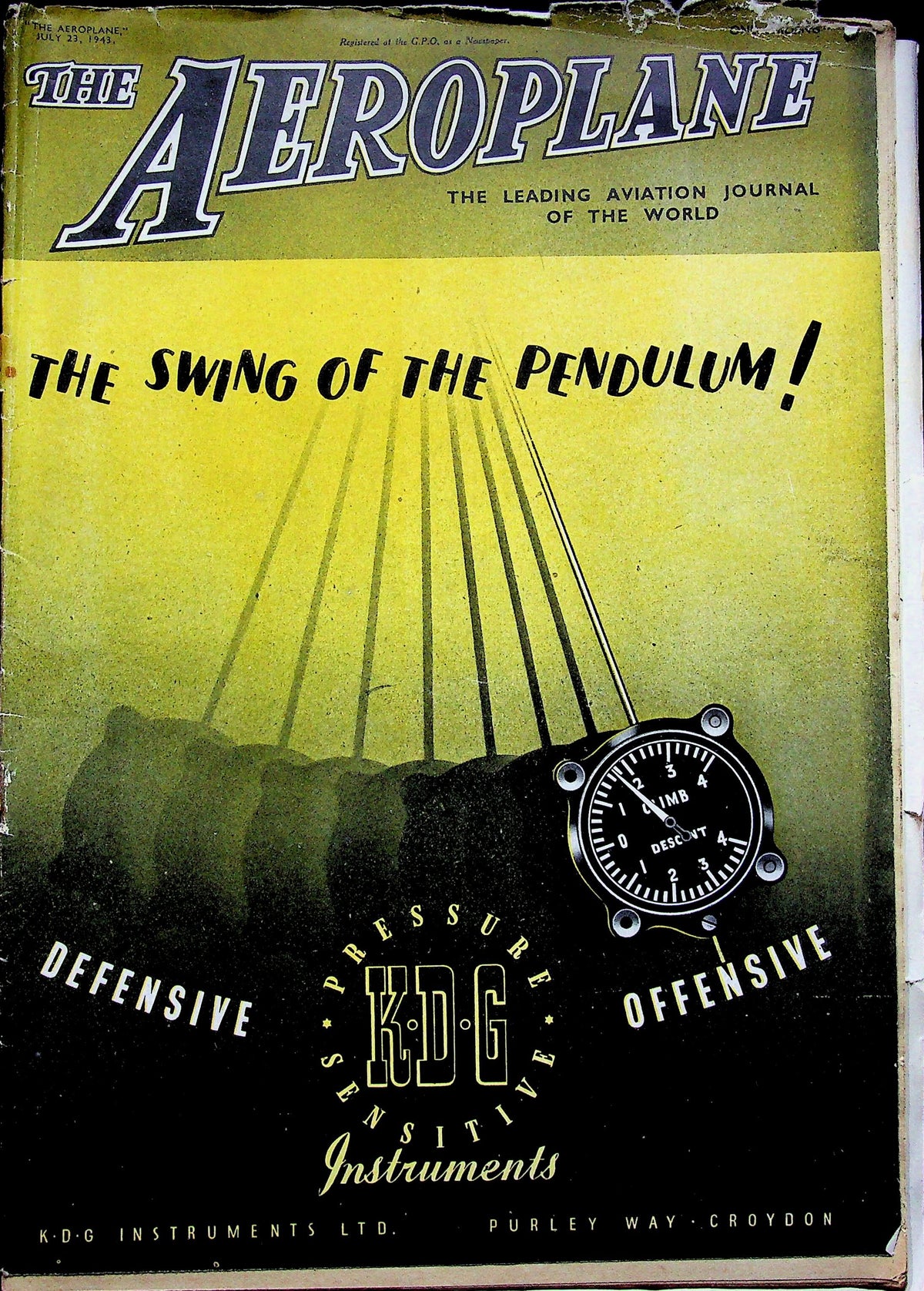 The Aeroplane 23 July 43: Sicily Dominated, Aero Engineering, Bismark Air Op, Washington R