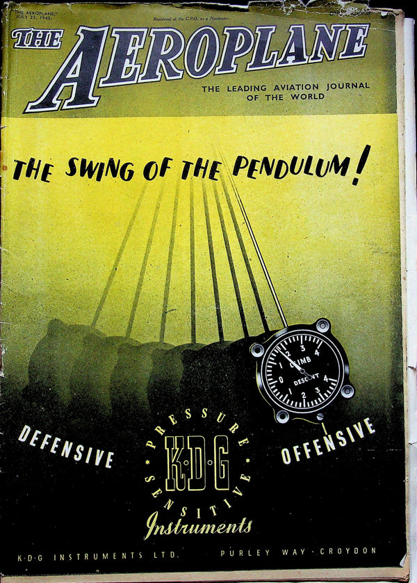 The Aeroplane 23 July 43: Sicily Dominated, Aero Engineering, Bismark Air Op, Washington R