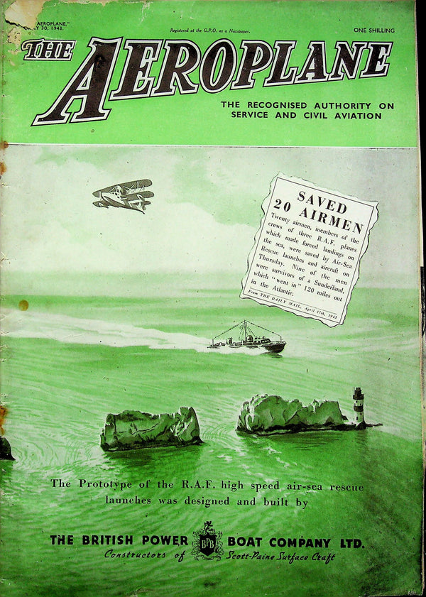 The Aeroplane 30 July 43: Lockheed Hydraulics & Airdraulics + Pump Schematic, Post-war Lon