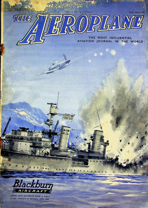 The Aeroplane 6 Aug 43: Wren Air Mechs, Cartridge Emergency System, Jumo 211A, Air Transpo
