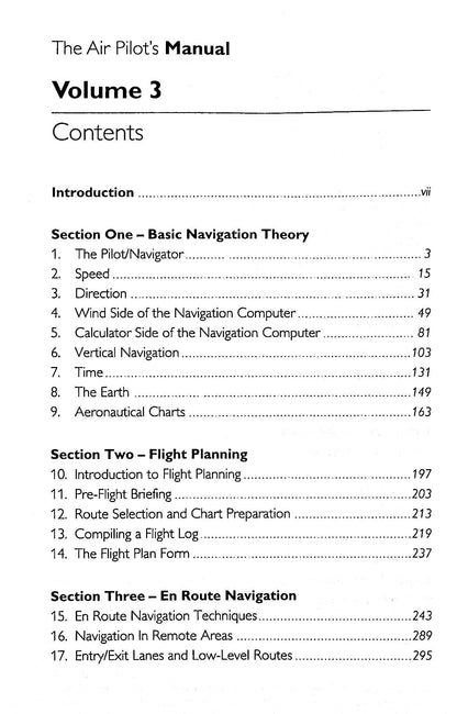 The Air Pilot's Manual 3; Air Navigation by Trevor Thorn: 1999 Softcover Trade Paperback