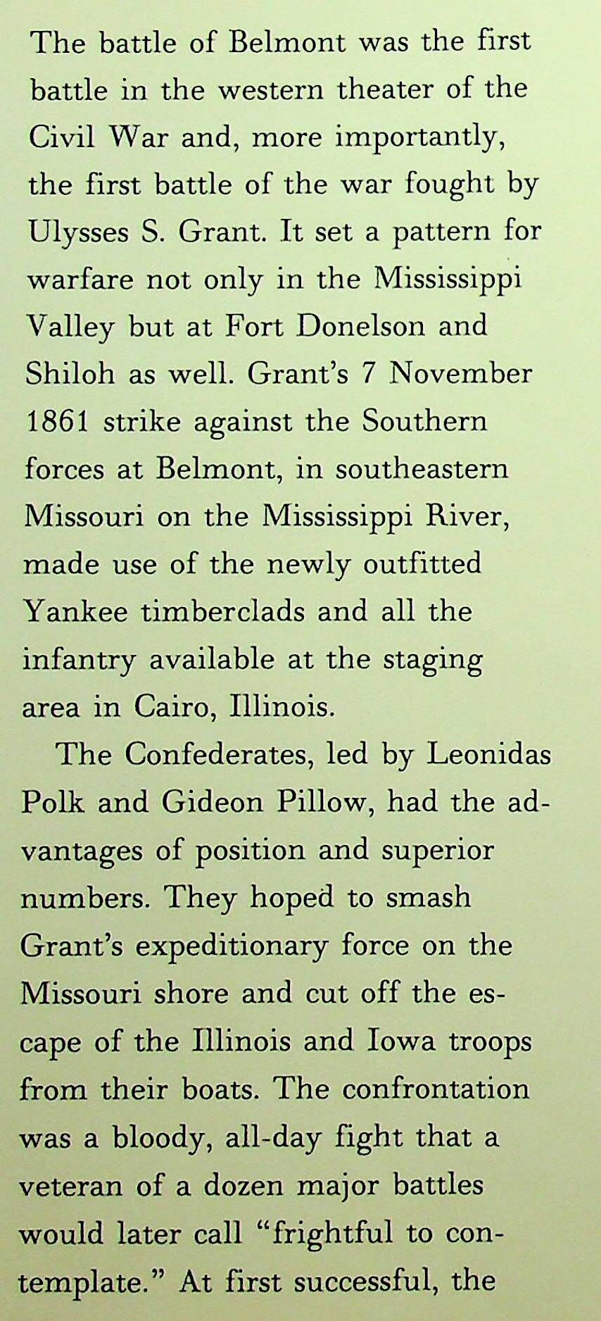The Battle of Belmont, Grant Strikes South by N.C.Hughes,Jnr.NEW 1991 1st Edition Hardback