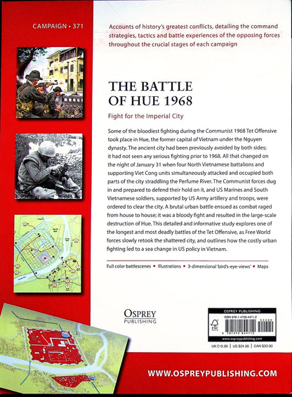 The Battle of Hue 1968, Fight for the Imperial City by J.Willbanks: Osprey Campaign Series