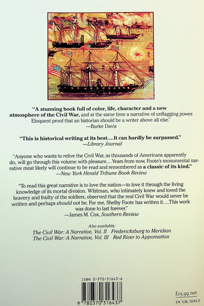 The Civil War, A Narrative, Fort Sumter to Perryville 1991 VERY GOOD, softback