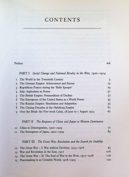 The Collins History of The World in The Twentieth Century by Grenville: NEW 1994 Softcover