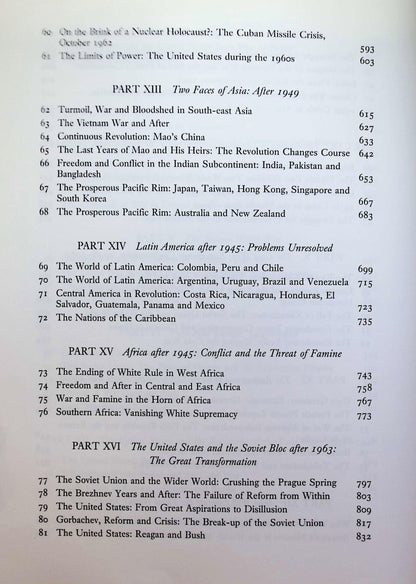The Collins History of The World in The Twentieth Century by Grenville: NEW 1994 Softcover