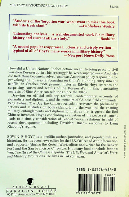 The Day The Chinese Attacked by Edwin Hoyt 1993 1st Paperback Ed./ NEW