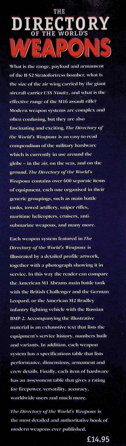 The Directory of The World's Weapons: NEW 1996 First Edition Hardback