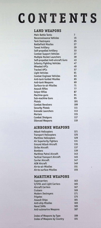 The Directory of The World's Weapons: NEW 1996 First Edition Hardback