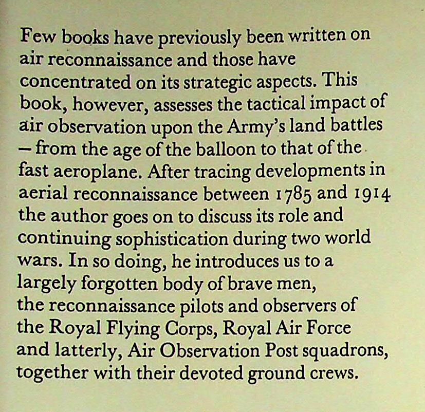 The Eye in the Air, RAF Air Recon by Peter Read: 1983 1st Edition Hardback