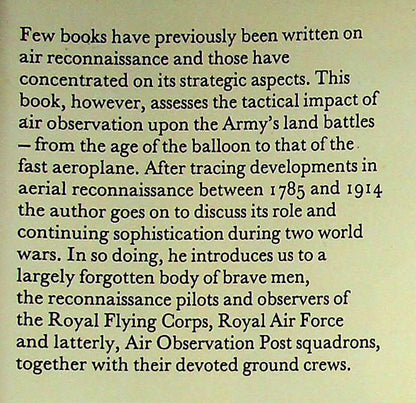 The Eye in the Air, RAF Air Recon by Peter Read: 1983 1st Edition Hardback