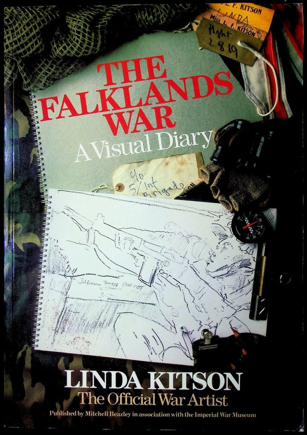 The Falklands War, A Visual Diary by Linda Kitson War Artist: NEW 1982  1st Ed Trade PB