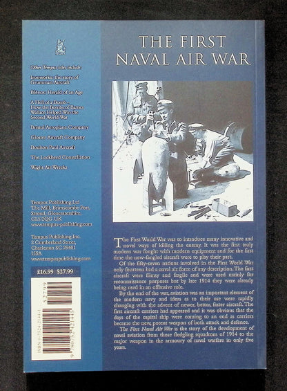 The First Naval Air War by Terry C Treadwell: NEW 2002 First Edition Softcover Trade PB