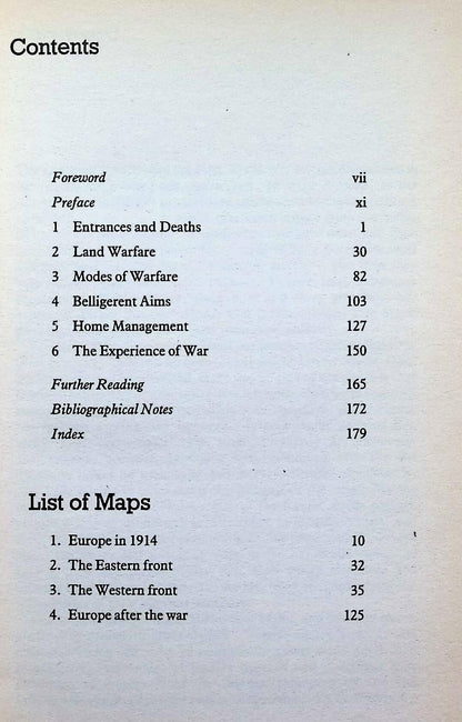 The First World War by Keith Robbins: NEW 1993 Softcover Trade Paperback