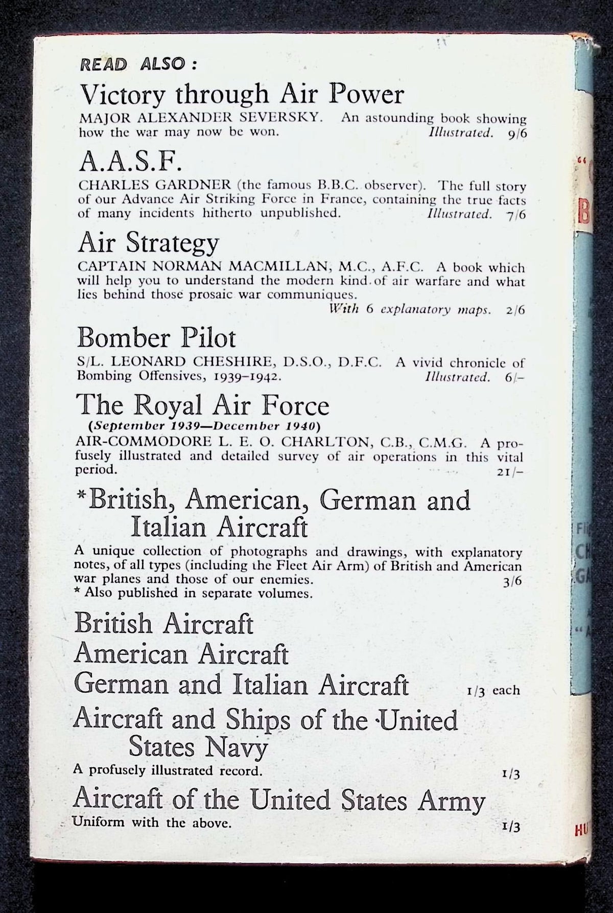 The "Gen" Book by Flight-Lieutenant Gardner: 1943 1st Edition Hardback