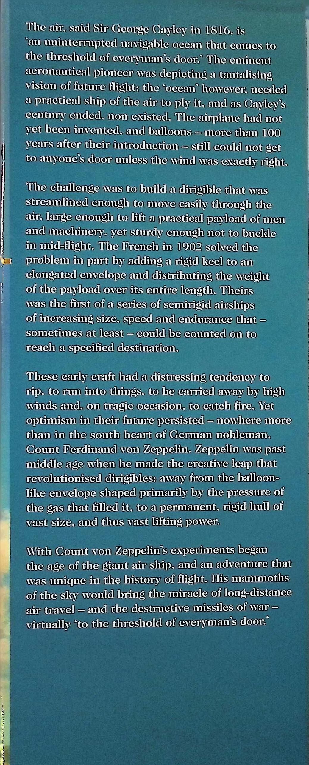 The Giant Airships: 2006 hardback plus dust jacket