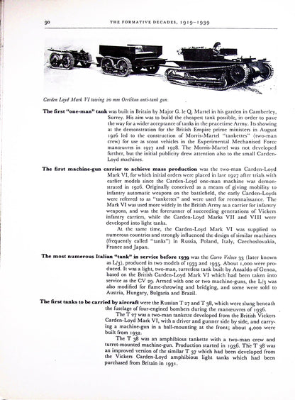 The Guinness Book of Tank, Facts and Feats by Kenneth Macksey: 1972 First Edition Hardback