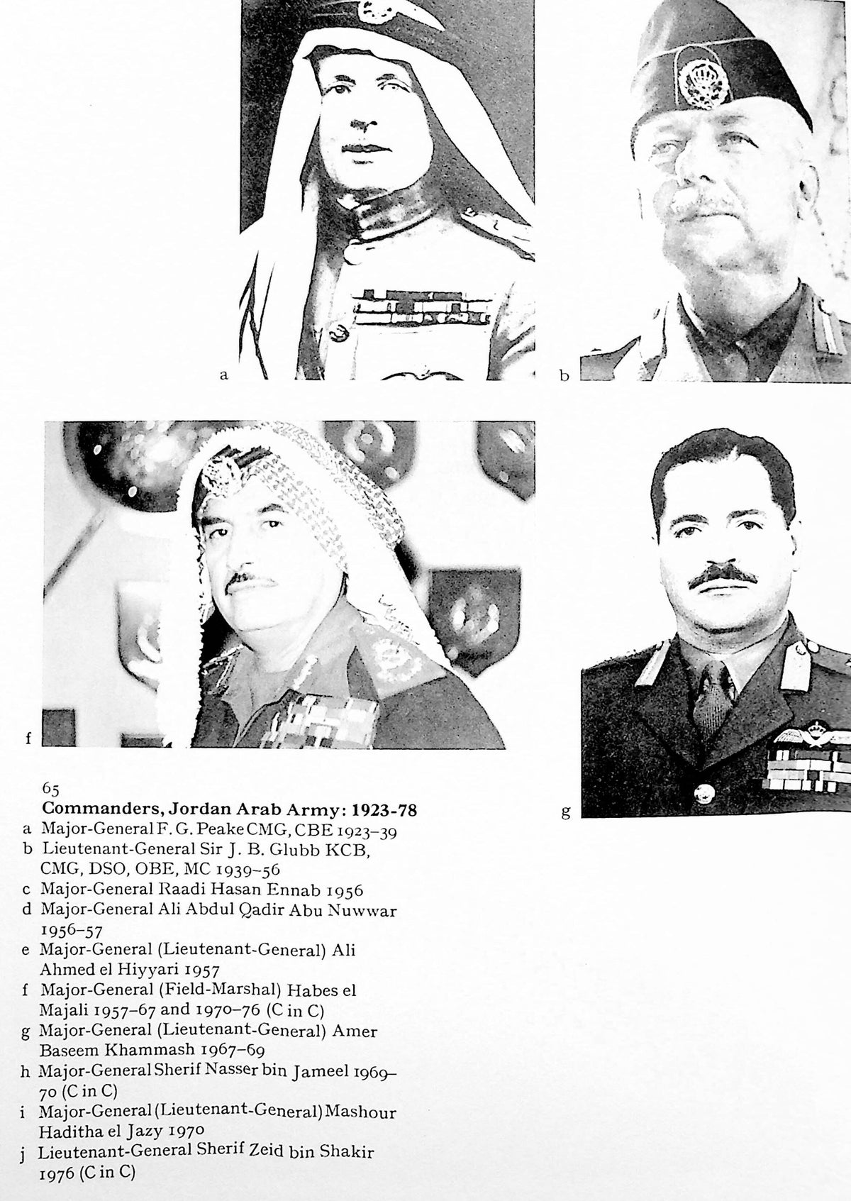 The Hashemite Arab Army 1908-1979, Appreciation & Analysis by Brig.Syed Ali El-Edroos 1980
